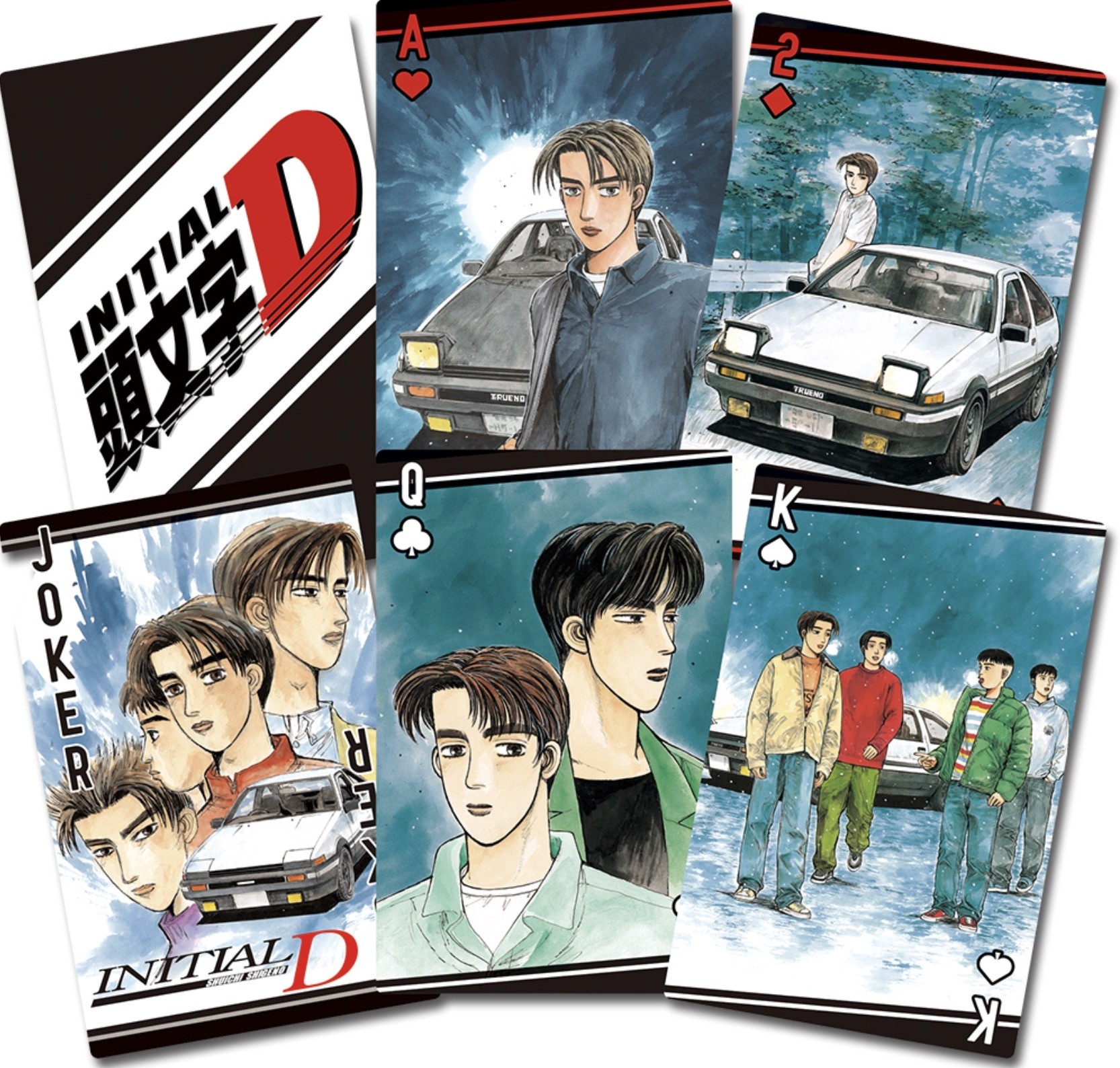 Initial D (Comic) - Manga  Art Version - Playing Cards