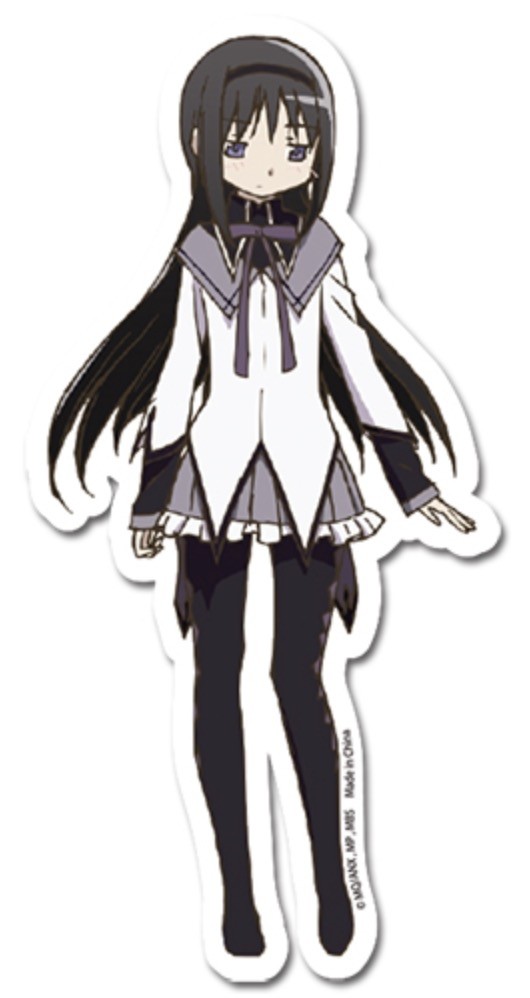 Puella Magi Madoka Magica - Homura Sd Die Cut - Sticker