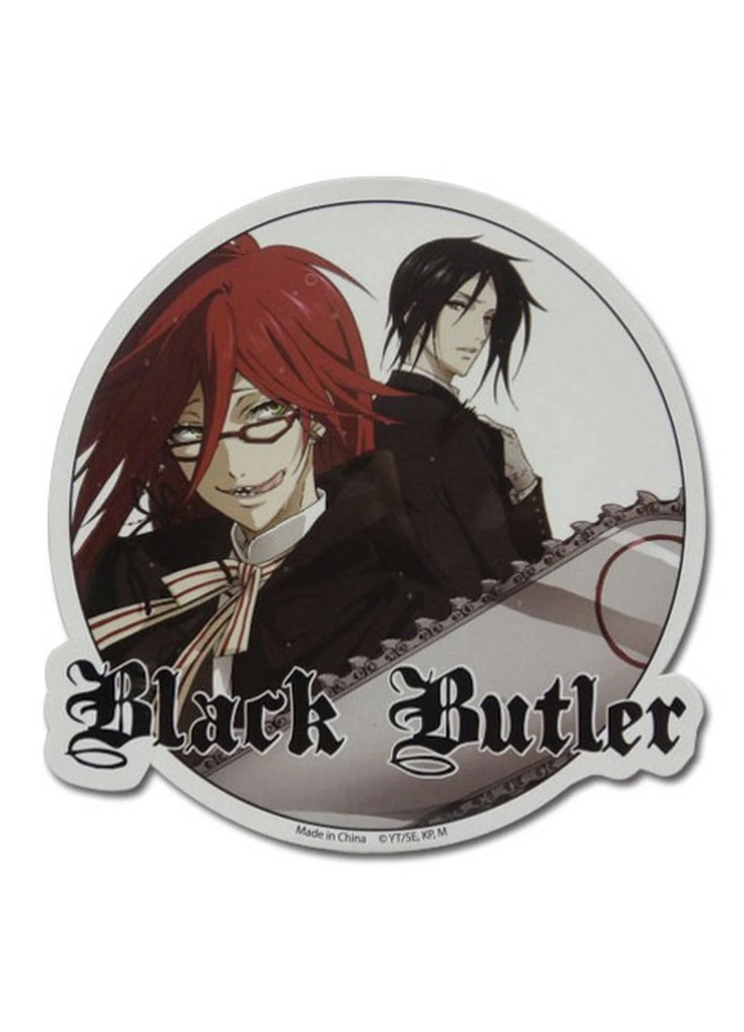 Black Butler - Grell Sutcliff And Sebastian Michaelis Die Cut - Sticker