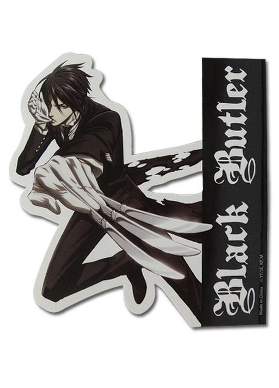 Black Butler - Battle Sebastian Michaelis Die Cut - Sticker