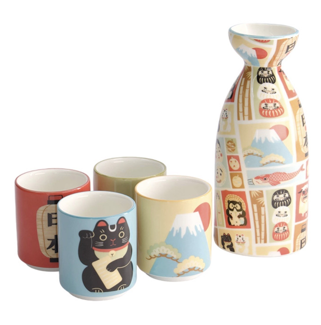 Kawaii Japan Sake Set 1:4 220ml/50ml