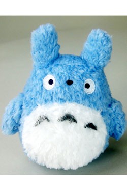 Studio Ghibli Plush Fluffy Medium Blue Totoro 14 cm