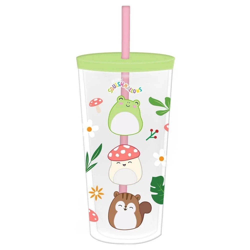 Squishmallows Cottage Cute Beaker & Straw