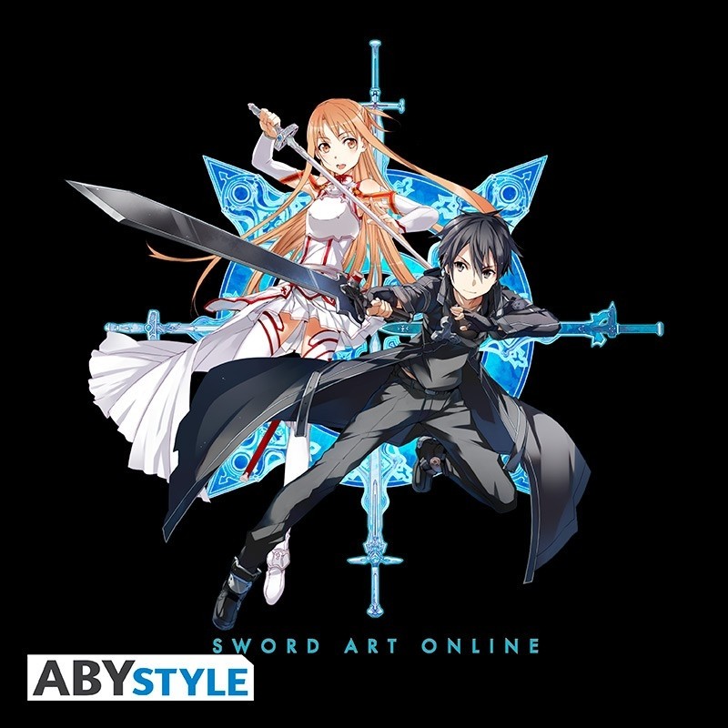 Sword Art Online T-Shirt Group Kirito & Asuna Small