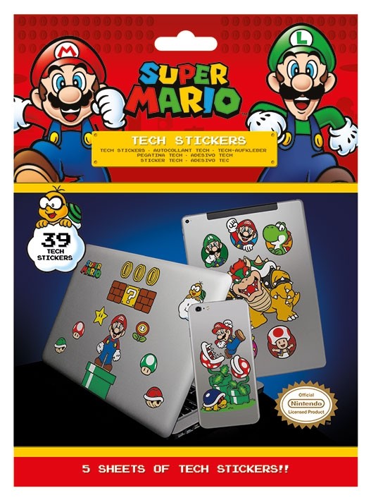 Nintendo - Super Mario Mushroom Kingdom Sticker Pack