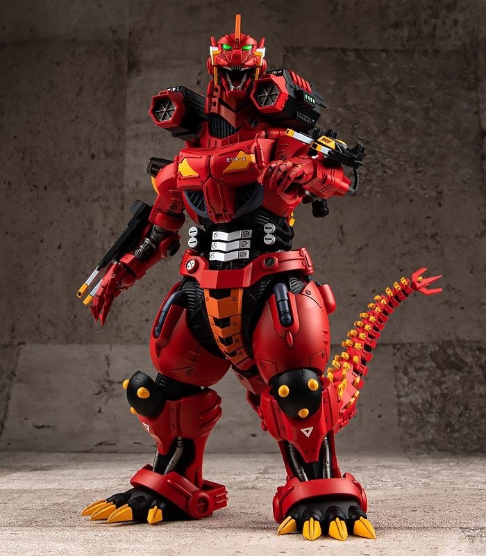 Godzilla vs Evangelion Model-3 Kiryu Kai EVA Unit-02 Color Plastic Model Kit 