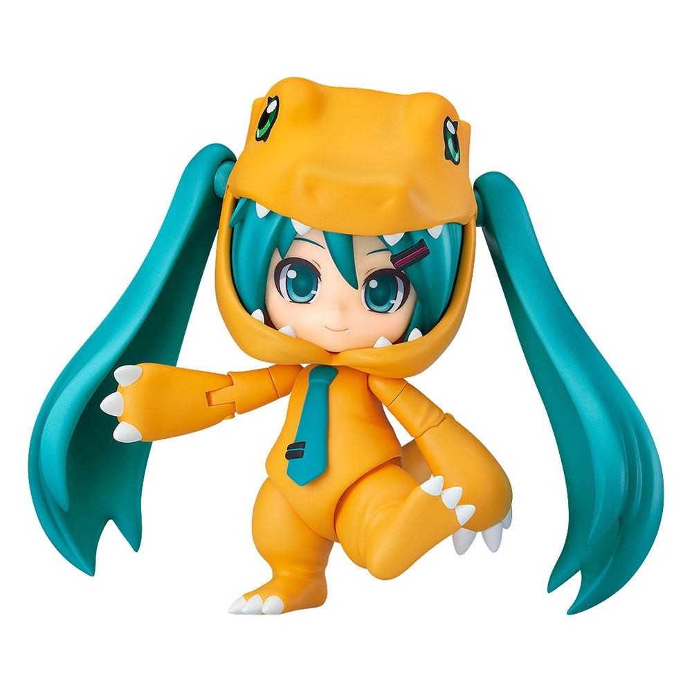 Hatsune Miku Nendoroid Action Figure - Hatsune Miku Kigurumi Agumon Ver.