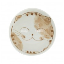 Kawaii Rice Bowl Fuku Cat Blue 11.5x6.2cm 300ml
