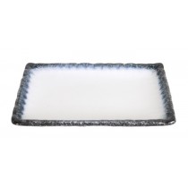 Tajimi Blue/White Plate 21.7x15x2.3cm