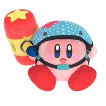 Kirby's Adventure - Kirby Helmet with Toy Hammer Plush 5"