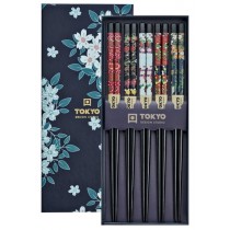 Chopstick Gift Set Cherry Blossom Blue