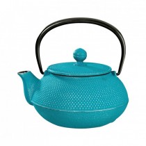 Arare Silver Turquoise Cast Iron Teapot 0.8L