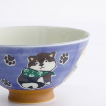 Kawaii Rice Bowl Multi Shiba-Dog 11.5x6.3cm 300ml