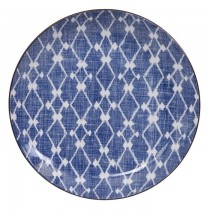 Shibori Blue Plate 31x4cm