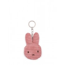 Miffy - Plush Keychain - Flat Corduroy Dusty Rose 4 Inches