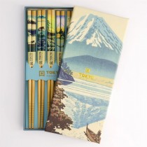 Chopstick Set Fuji Light Blue