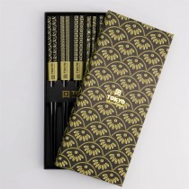 Chopstick Set Black Gold