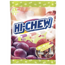 Morinaga Hi-Chew Bag Gape, Peach & Lychee 110g