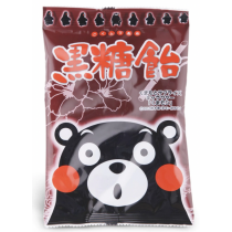 Okura Kumamon Kumamoto Bear Brown Sugar Hard Candy 90g