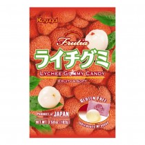 Kasugai Frutia Lychee Gummy Candy 102g