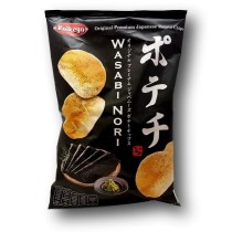 Koikeya Potechi Japanese Potato Chips - Wasabi Nori 100g