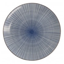 Sendan Blue Plate Round 25x3cm