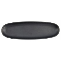 Yuzu Black Plate 30.3x9.5x2.4cm