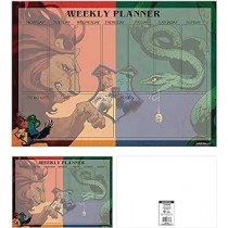 Harry Potter - A4 Desk Pad - Intricate Houses