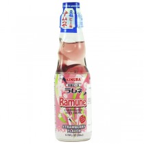 Ramune Pop Drink Strawberry Flavour 200ml