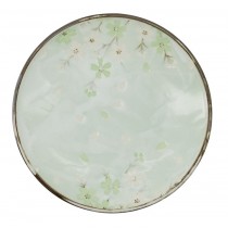 Green Cosmos Plate 19.5x3cm