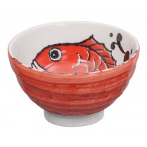 Seafood Bowl 13.2x7.3cm 500ml Snapper Red