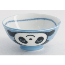 Kawaii Rice Bowl Panda 10.5x5.5cm 200ml Blue