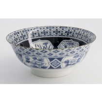 Ramen Bowl 21x8.7cm 1300ml Madori-Bishi-Botan Blue