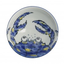 Seafood Rice Bowl 11.2x6.2cm 300ml Crab Blue