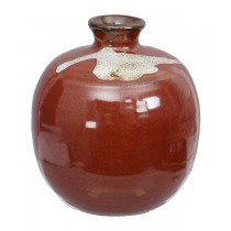Handmade Vaze 8.5x9cm Red