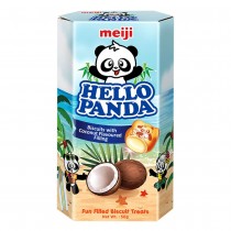 Meiji - Hello Panda Coconut Flavoured Biscuit 