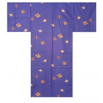 Mens Yukata - Diamond Pattern - Blue