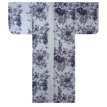 Ladies Yukata - Peony & Beauty - White