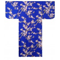 Ladies Yukata - Cherry Blossoms & Butterfly - Blue