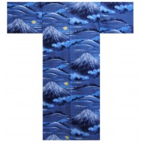Mens Yukata - Mt.”Fuji” - Navy
