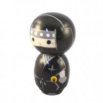 Kokeshi Doll - Ninja Black