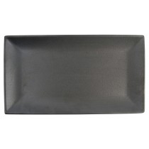 Yuzu Black Rectangle Plate 34.3x19.4x2.4cm