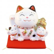 Maneki Neko - Lucky Cat Happy Family Bank