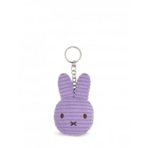 Miffy - Plush Keychain - Flat Corduroy Lilac 4 Inches