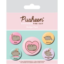 Pusheen - Badge Pack - Nah
