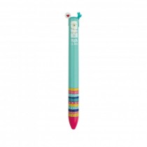 Legami Click&Clack Two Color Pen - Llama