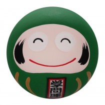 Daruma Happy Face - Green - 6cm