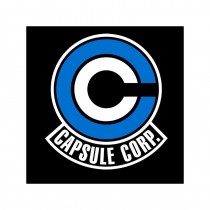 T-SHIRT DRAGON BALL "Capsule Corp Logo" Medium
