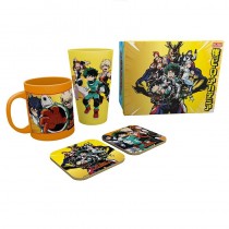 My Hero Academia - Gift Set - Glass XXL + Mug + 2 Coasters Heroes