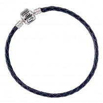 Harry Potter Black Leather Charm Bracelet 19cm